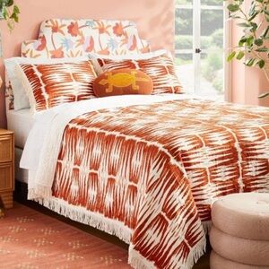 JUNGALOW X OPALHOUSE printed with fringe groove print quilt - Twin/Twin XL